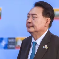 Yoon Suk Yeol^ President of South Korea^ during NATO SUMMIT 2023. VILNIUS^ LITHUANIA. 12th July 2023