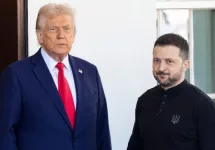 President Donald Trump and Ukrainian President Volodymyr Zelenskyy at the White House. WASHINGTON – Feb. 28^ 2025