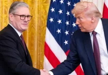 President Donald Trump and U.K. Prime Minister Keir Starmer hold a joint press conference at the White House. WASHINGTON – Feb 27^ 2025