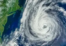 Hurricane Erin off the coast of Northeast United States Input Direct Broadcast L1B data courtesy SS. Hurricane Erin off the coast of Northeast Elements of this image furnished by NASA.