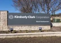 Kimberly-Clark Corporation’s sign at its headquarters in Irving^ Texas^ USA. Irving^ Texas^ USA - March 20^ 2022