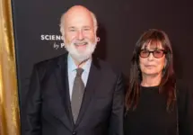 Rob Reiner and Michele Singer Reiner attend New York Stem Cell Foundation Gala and Science Fair at Jazz at Lincoln Center on October 10^ 2023