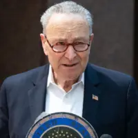 US Senator Chuck Schumer at 780 3rd Avenue New York^ NY - May 10^ 2020