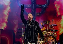 Rob Halford of Judas Priest performs in concert at NYCB Live Nassau Coliseum on March 17^ 2018 in Uniondale^ New York.