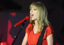 Taylor Swift performs and turns on the Christmas Lights at Westfield Shepherd's Bush^ London. 06/11/2012