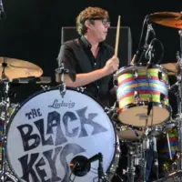 The Black Keys^ with drummer Patrick Carney^ performs on stage at the 2015 Mountain Jam Music Festival. Hunter^ New York - June 6^ 2015