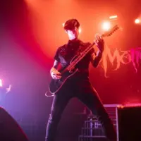 Motionless in whiter perform live at hte o2 victoria warehouse manchester uk. Manchester^ United Kingdom^ 17th march 2023