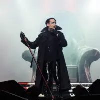 Marilyn Manson performing at Metaldays Festival on July 24th^ 2018 in Tolmin^ Slovenia