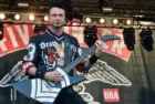 Guitarist Jason Hook of Five Finger Death Punch during performance at festival Rock for People in Hradec Kralove^ Czech republic^ July 4^ 2016.