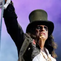 Alice Cooper performs on stage at Poble Espanyol on June 28^ 2024.