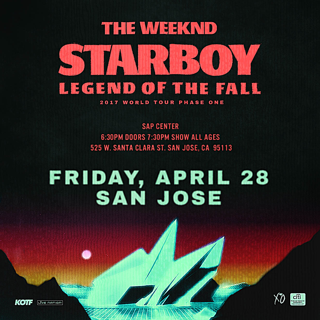 Details about  / 27x40 24x36 Poster The Weeknd 2017 World Tour Starboy Music C-4320