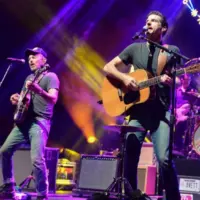 The Avett Brothers perform in Hollywood^ Florida on November 17^ 2024.