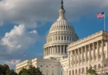 Washington DC^ US Capitol Building in a sunny day.
