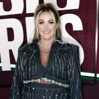 Priscilla Block attends the 2023 CMT Music Awards at Moody Center on April 2^ 2023 in Austin^ Texas.