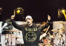 Kane Brown performs on stage during Chris Young's Losing Sleep 2018 World Tour at Infinite Energy Center. DULUTH^ GA^ USA - FEBRUARY 15TH^ 2018