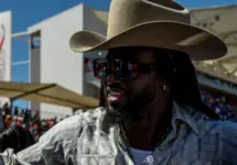 Shaboozey^ singer/ songwriter. at the F1 United States Grand Prix 2025. AUSTIN^ TEXAS^ UNITED STATES - October 19^ 2025