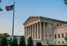 The United States Supreme Court Building on a Summer Evening^ Washington DC