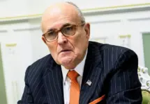 Former New York CIty Mayor Rudy Giuliani during visit to Kyiv^ Ukraine. November 2017