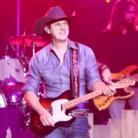 Jon Pardi performs onstage during the "All Time High" tour at the Paramount on January 16^ 2016 in Huntington^ New York.