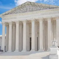 US Supreme court building on the capitol hill in Washington DC^ United States of America