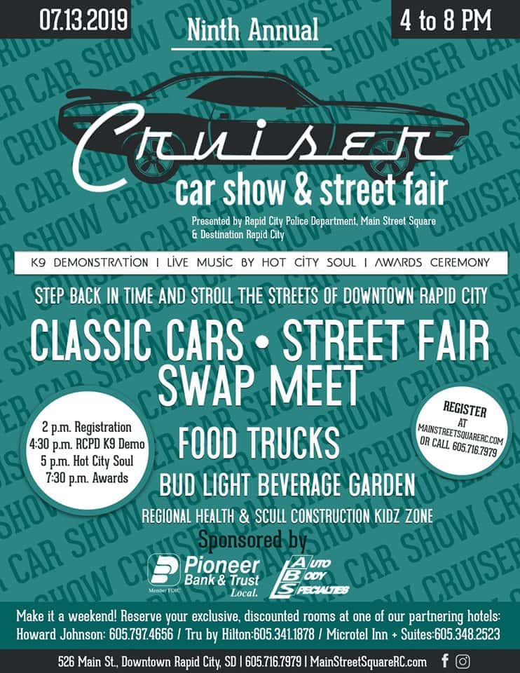 9th Annual Cruiser Car Show 1380 KOTA AM