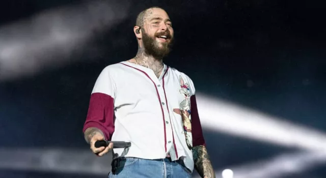 Singer Post Malone at Rock in Rio at the Olympic Park. September 3^ 2022.