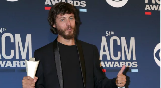 Chris Janson at the 54th Academy of Country Music Awards at the MGM Grand Garden Arena on April 7^ 2019 in Las Vegas^ NV