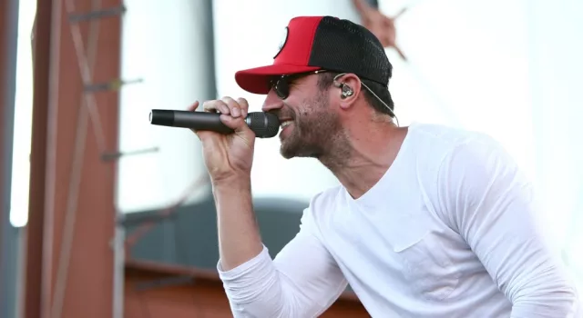 Singer Sam Hunt performs onstage during the 2016 Off The Rails Music Festival - Day 2 on April 24^ 2016 at Toyota Stadium in Frisco^ Texas.