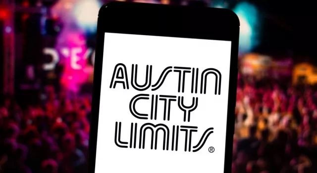 Austin City Limits Music Festival logo on the mobile device. The Austin City Limits is an annual music festival that takes place at Zilker Park in Austin^ Texas.