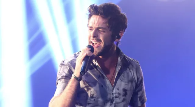 Country music artist Thomas Rhett performs at the iHeartRadio Album Release Party with Thomas Rhett on September 28^ 2015 at the iHeartRadio Theater in New York City.