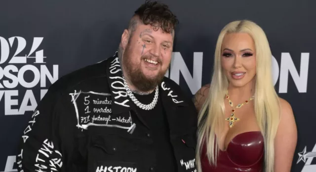 Jelly Roll and Bunny XO at the MusiCares Person of the Year Gala. LOS ANGELES^ USA. February 02^ 2024
