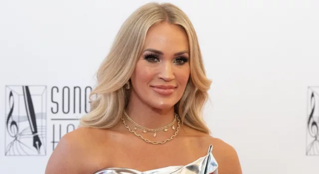 Carrie Underwood attends 2024 Songwriters Hall of Fame Induction and Awards Gala at Marriott Marquis Hotel in New York on June 13^ 2024