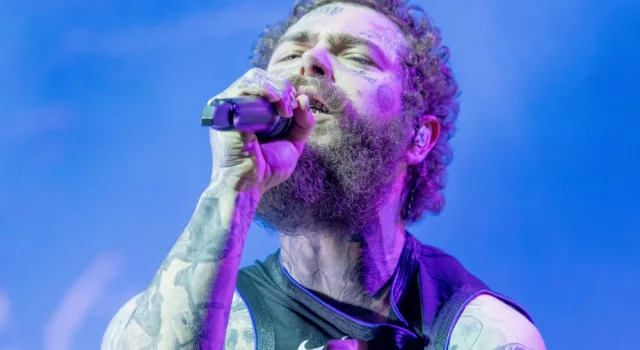 Post Malone performs at Bonnaroo music festival; Manchester^ Tennessee USA - 06-15-2024