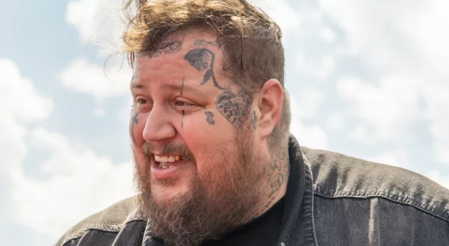 Jelly Roll meets with drivers and fans for the Autotrader EchoPark Automotive 400 at the Texas Motor Speedway in Fort Worth TX. September 24^ 2023