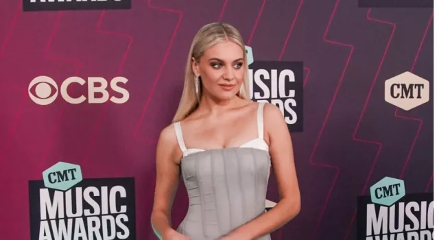 Kelsea Ballerini attends the 2023 CMT Music Awards at Moody Center on April 2^ 2023 in Austin^ Texas.