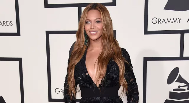 Beyonce arrives to the Grammy Awards 2015 on February 8^ 2015 in Los Angeles^ CA.