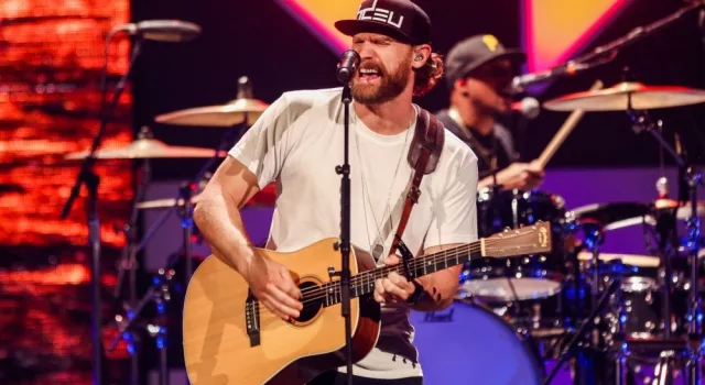 Chase Rice performs onstage during the 2021 iHeartCountry Festival Presented By Capital One at The Frank C. Erwin Jr. Center on October 30^ 2021 in Austin^ Texas.