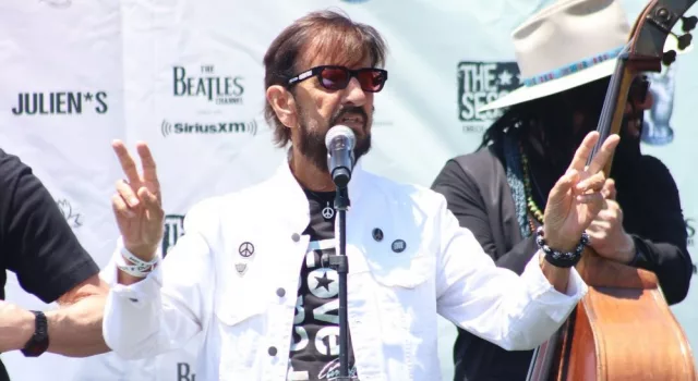 Ringo Starr celebrates his 84th birthday^ at his annual Peace and Love Campaign. Beverly Hills^ California United States - July 7 2024