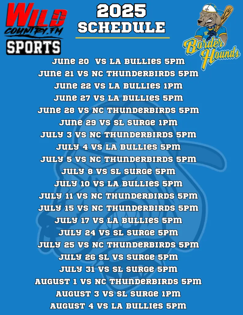 border-hounds-2025-schedule