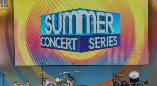 On stage at ABC Good Morning America summer concert at Central Park New York^ NY - July 15^ 2022