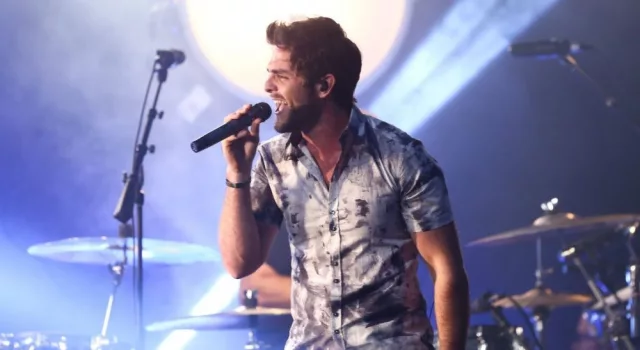 Thomas Rhett performs at the iHeartRadio Album Release Party with Thomas Rhett on September 28^ 2015 at the iHeartRadio Theater in New York City.