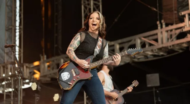Ashley McBryde performs in concert on April 5^ 2024 in Fort Lauderdale^ Florida as part of the Tortuga Music Festival.