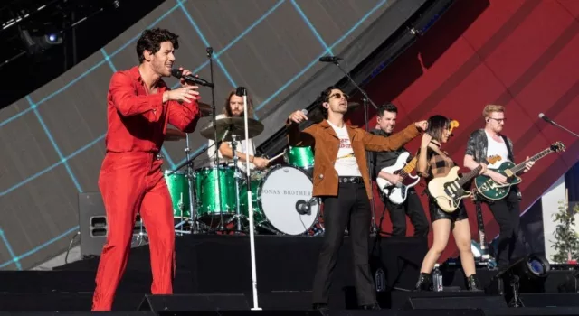 Jonas Brothers perform at Global Citizen Festival NYC in Central Park New York^ NY - September 24^ 2022