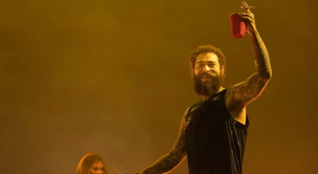 Post Malone performs at Bonnaroo music festival Manchester^ Tennessee USA - 06-15-2024