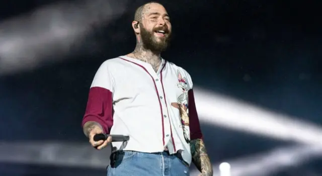 Post Malone at Rock in Rio at the Olympic Park. Rio de Janeiro^ Rio de Janeiro^ Brazil - September 3^ 2022