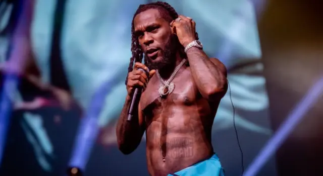 Concert of Burna Boy 14 April 2022. Ziggo Dome Amsterdam^ The Netherlands.