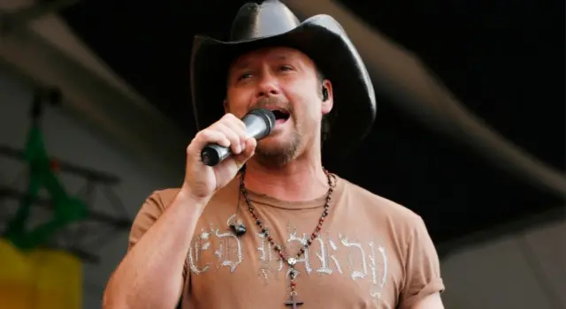 Tim McGraw performs on stage at the 2008 New Orleans Jazz and Heritage Festival. New Orleans^ Louisiana - April 25^ 2008