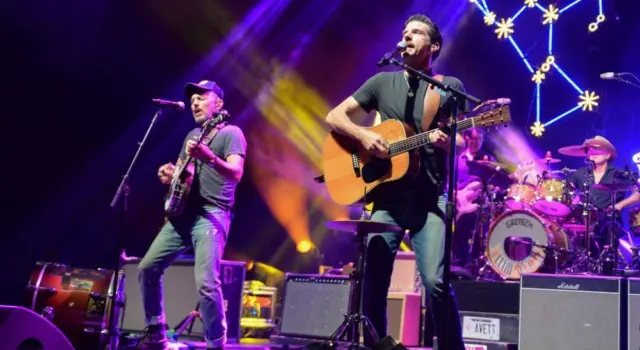 The Avett Brothers perform in Hollywood^ Florida on November 17^ 2024.