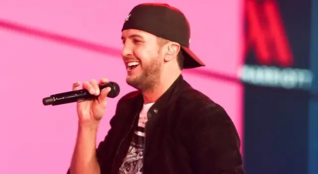 Luke Bryan performs during Dick Clark's New Year's Rockin' Eve at Times Square on December 31^ 2015 in New York City.