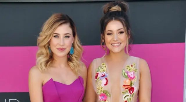 Maddie & Tae at the Academy of Country Music Awards 2017 at the T-Mobile Arena^ Las Vegas LAS VEGAS^ NV - APRIL 2^ 2017